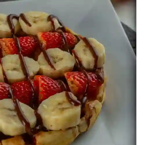 Waffle Delicia de Fresa