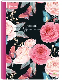 Cuaderno Xpresarte Femenino Mediano 1 Materia Linea Corriente Rayado 100 Hojas Cosido Norma