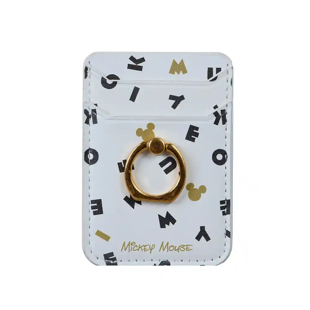 Tarjetero Para Celular Stick On de Mickey Letters Mouse Miniso