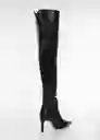 Botas Avatar Negro Talla 38 Mujer Mango