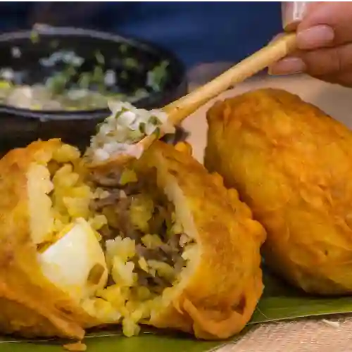 Papa Rellena de Carne