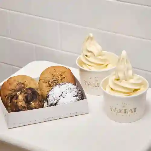 Caja X4 Galletas + 2 Helados