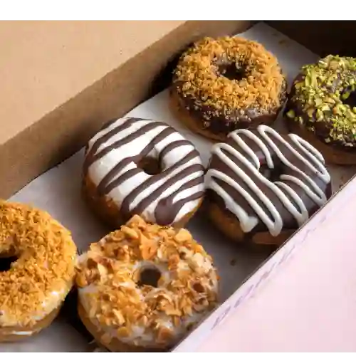 Caja de Donut X6