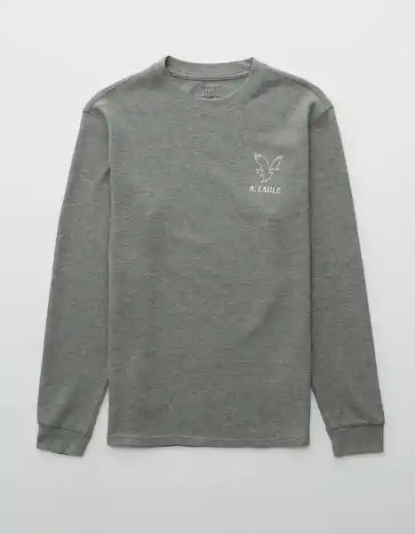 Camiseta Hombre Gris Talla MEDIUM 4598006 American Eagle