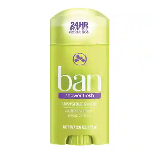 Ban Invisible Solid Desodorante Antiperspirant Shower Fresh