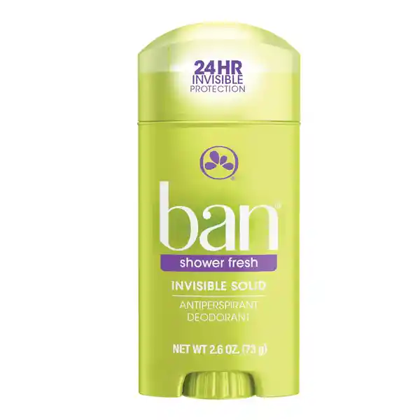 Ban Invisible Solid Desodorante Antiperspirant Shower Fresh