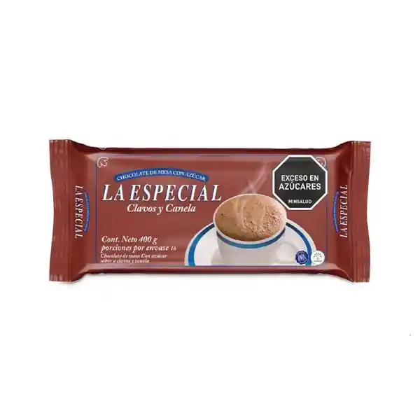 La Especial Chocolate de Mesa Clavo y Canela