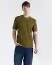 Camiseta Hombre Verde Talla M 849G001_VER180627 Americanino