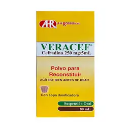 Veracef Suspensión 250mg