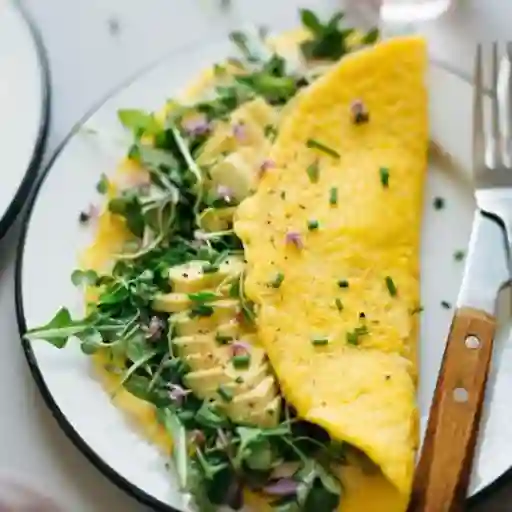 Combo Omelette Tocino y Aguacate