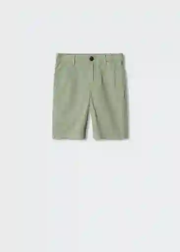 Bermuda Belice Verde Talla 12 Niños Mango