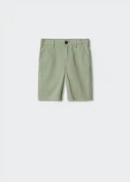 Bermuda Belice Verde Talla 12 Niños Mango