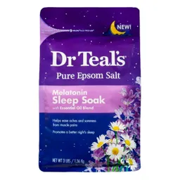 Dr Teals Sal Epsom Melatonina Mezcla Aceite