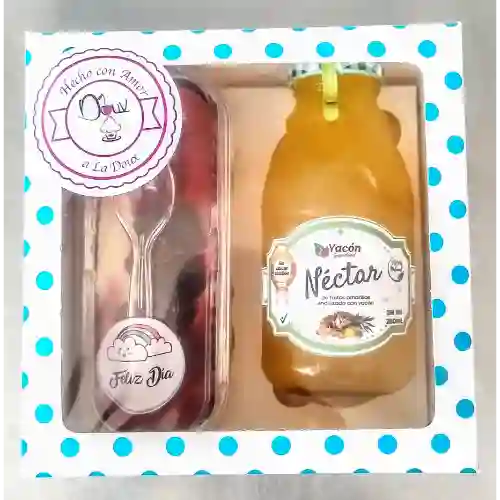 Caja Postre y Bebida
