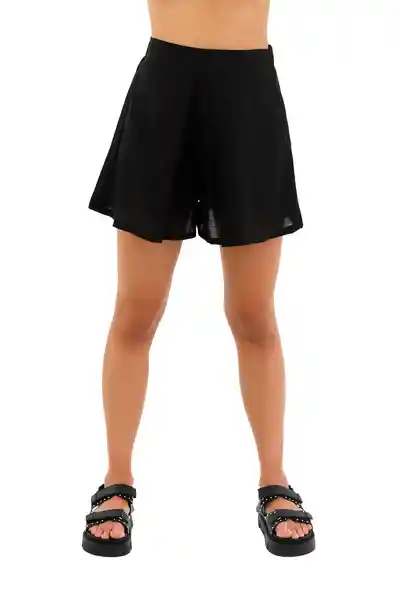 Short Cloe Negro Talla XS Mercedes Campuzano