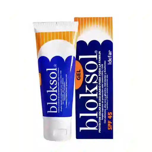 Bloksol Protector Solar en Gel SPF 45