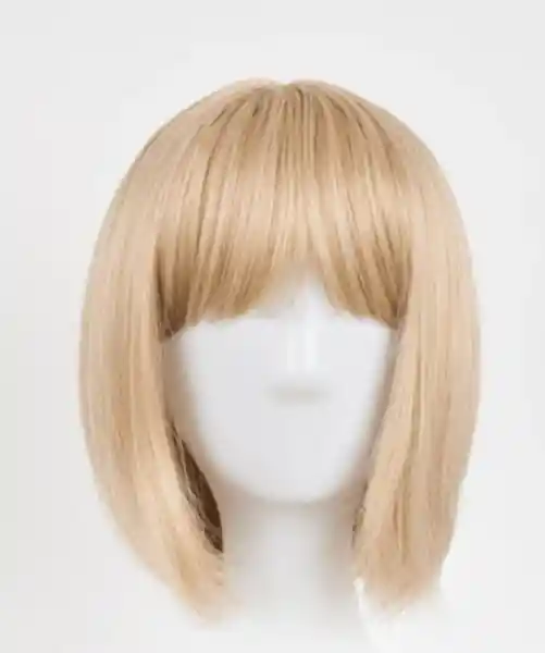Ad Peluca Lisa Corta Rubia