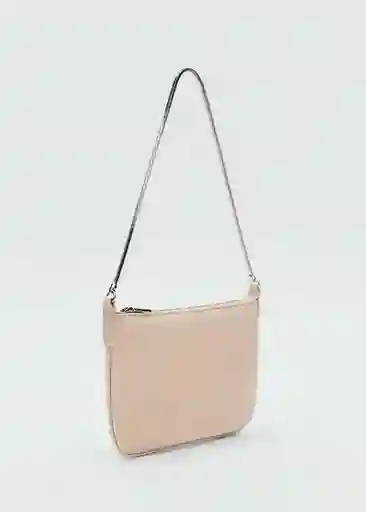 Bolso P Selena Beige Mujer Mango