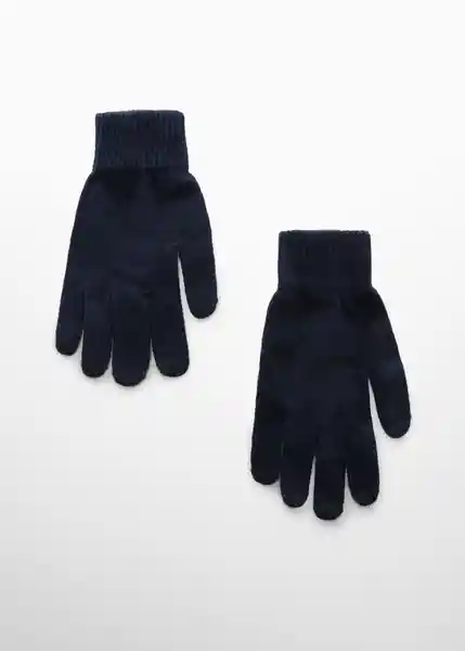 Guantes Touch Navy Talla 99 Hombre Mango