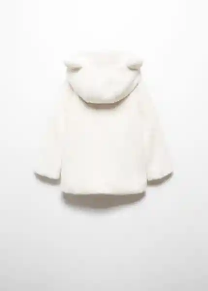 Abrigo Bear5 Off White Talla 71 Niña Mango