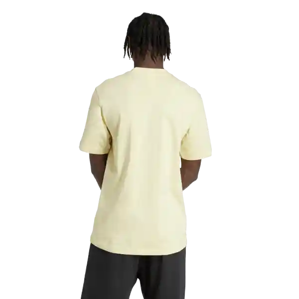 Adidas Camiseta Bl Sj Manga Corta Hombre Amarillo Talla M