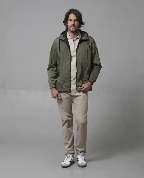 Chaqueta Hombre Verde Talla L 129G005_VER190309 Rifle