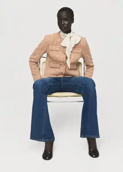 Chaqueta Winter Camel Talla 18 Mujer Mango