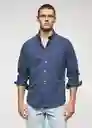 Camisa Lumiere Índigo Talla XS Hombre Mango