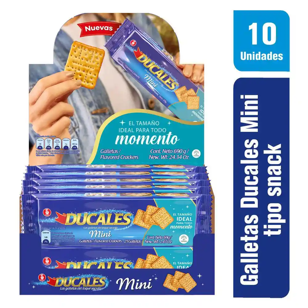 Ducales Galletas Mini Plegadiza