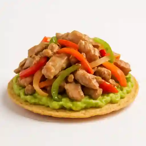 Tostada Salteado de Cerdo