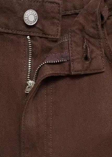 Jean Danila Chocolate Talla 32 Mujer Mango