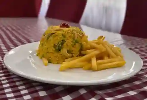 Combo Arroz con Pollo + Bebida