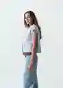 Camisa Karol Mujer Azul Colonia Medio Talla M 513G357 Naf Naf