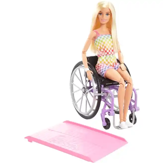 Barbie Silla de Ruedas Morada