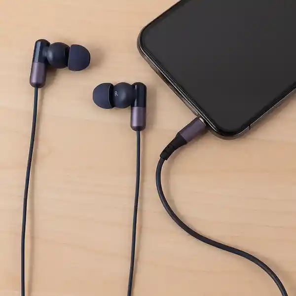 Audífonos 3 Life is For Fun Serie Azul 5 mm Miniso