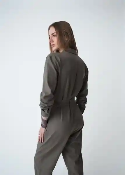 Enterizo Sunna Mujer Gris Cable Talla S 469g301 Naf Naf