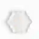 Plato Snowflake Blanco 24 cm Ambiente Gourmet