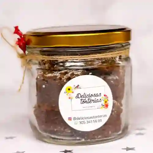 Bocados de Brownie en Frasco