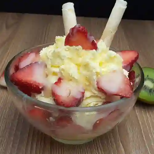 Frutas con Crema
