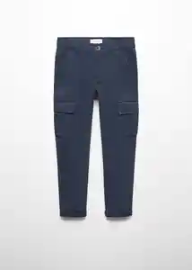 Pantalón Cargo Navy Talla 10 Niños Mango