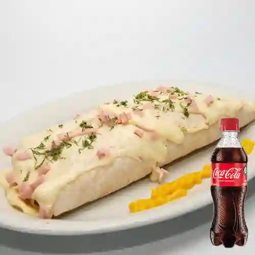 Combo Burrito Mixto + Coca-Cola Sabor Original 400 ml