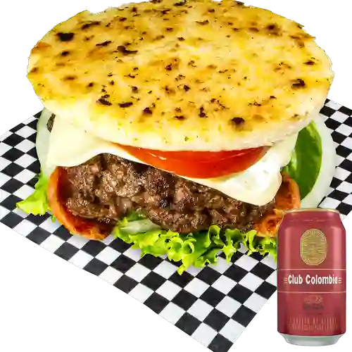 Combo Arepaburger + Club Colombia Roja 330 ml