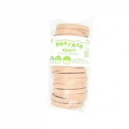 Domingo Tapa Para Contenedor Kraft 8/16/32 oz