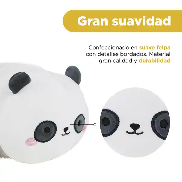 Peluche de Panda Con Disfraz de Langostino Serie Family Miniso