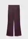 Pantalón Xjupiter Vino Talla L Mujer Mango