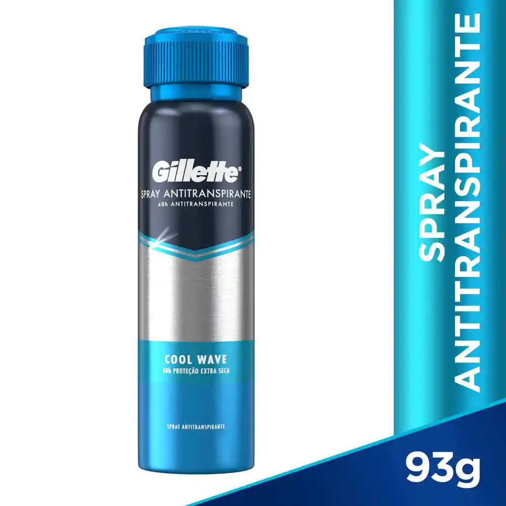 Gillette Antitranspirante para Hombre Cool Wave en Spray