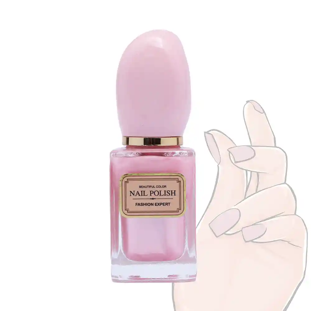 Miniso Esmalte Para Uñas Rosa Metalico 15Ml