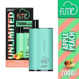 Vape Fume Apple Peach (5%) Unlimited  7000 Puffs  - 1 Ud.