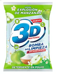 3d Detergente en Polvo Multiusos Manzana