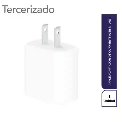 Apple Adaptador de Corriente (Usb-C- 20W)